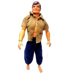 10" Vintage 1971 Big Jim of Jim's Wolf Pack Action Figures ~ Gold Metal